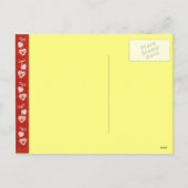 Vintage Valentine's for Kids Feiertagspostkarte (Rückseite)