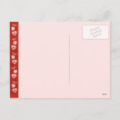 Vintage Valentine's for Kids Feiertagspostkarte (Rückseite)