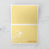 Vintage - Valentine's Motiv Feiertagskarte (Innenseite)