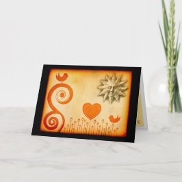 Vintage - Valentine's Motiv Feiertagskarte