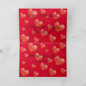 Vintage Valentinkarte Feiertagskarte (Innenseite)