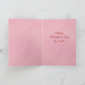 Vintage Valentinkarte für Kinder Feiertagskarte (Innenseite)