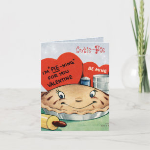 Vintage Valentinkarte für Kinder Feiertagskarte