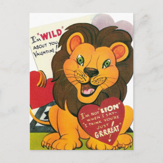 vintage Valentinskarten für Kinder Feiertagspostkarte