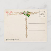 Vintage Valentinskinder Feiertagspostkarte (Rückseite)