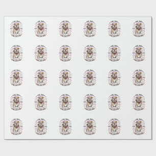 Vintage-Valentinstag-Bulldogge-XOXO-Shirt-Design_1 Geschenkpapier