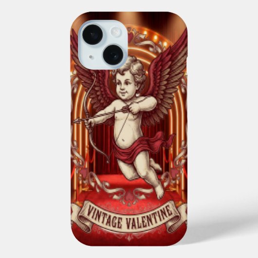 Vintage Valentinstag Case-Mate iPhone Hülle (Rückseite)