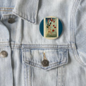 Vintage Valentinstag, Cherub mit Magnetherzen Button (Beispiel)