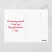 Vintage Valentinstag-Clowns Postkarte (Rückseite)