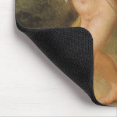 Vintage Valentinstag, Cupid mit Bogen und Pfeil Mousepad (Ecke)