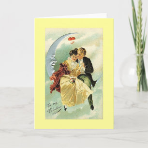 Vintage Valentinstag Feiertagskarte