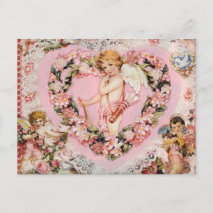 Vintage Valentinstag Feiertagspostkarte