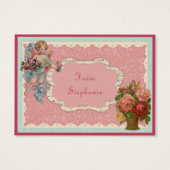 Vintage Valentinstag-Geschenketiketten (Rückseite)