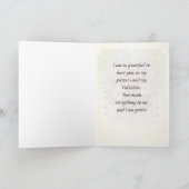 Vintage Valentinstag-Karte Feiertagskarte (Innenseite)