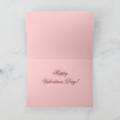 Vintage Valentinstag-Karte Feiertagskarte (Innenseite)