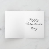 Vintage Valentinstag-Karte Feiertagskarte (Innenseite)