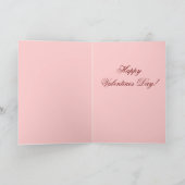 Vintage Valentinstag-Karte Feiertagskarte (Innenseite)