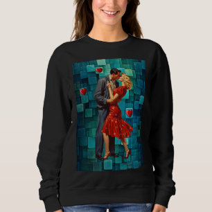 VINTAGE VALENTINSTAG LEIDENSCHAFT SWEATSHIRT