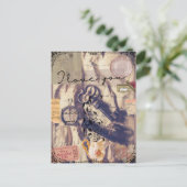 Vintage Valentinstag Postkarte (Stehend Vorderseite)