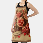 Vintage Valentinstag Schokolade und Blume Schürze (InSitu)