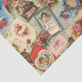Vintage-Valentinstag-Seidenpapier Seidenpapier (Ausschnitt)
