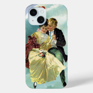 Vintage Valentinstag viktorianische Liebe und Roma iPhone 15 Hülle