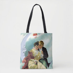 Vintage Valentinstag viktorianische Liebe und Roma Tasche
