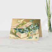 Vintage Valentintagskarte Feiertagskarte (Vorderseite)