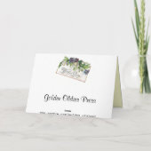 Vintage Valentintagskarte Feiertagskarte (Rückseite)