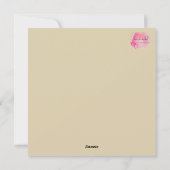 Vintage Valentintagskarte Feiertagskarte (Rückseite)