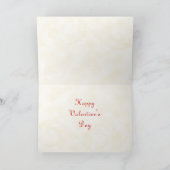 Vintage Valentintagskarte Feiertagskarte (Innenseite)