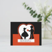 Vintage Valentintagskarte Feiertagspostkarte (Stehend Vorderseite)