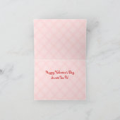 Vintage Valentintagskarte für Kinder Feiertagskarte (Innenseite)