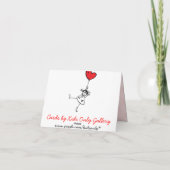 Vintage Valentintagskarte für Kinder Feiertagskarte (Rückseite)