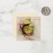 Vintage Valentintagskarte Mitteilungskarte (Vorderseite/Rückseite Beispiel)