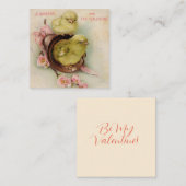 Vintage Valentintagskarte Mitteilungskarte (Vorne/Hinten)