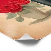 Vintage Valentintagskinder Poster (Ecke)