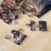 Vintage Valkyrie Malerei Antike Fantasie Kunst, Di Puzzle (Seite)