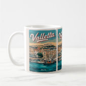 Vintage Valletta, Malta - Reise Souvenirs und Gesc Kaffeetasse (Links)