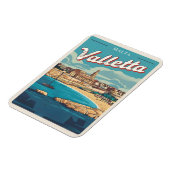 Vintage Valletta, Malta - Reise Souvenirs und Gesc Magnet (Linke Seite)