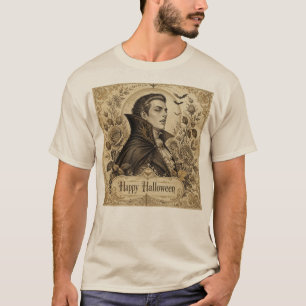 Vintage Vampir Halloween T-Shirt