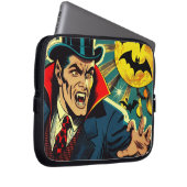 Vintage Vampire-Comicen Laptopschutzhülle (Vorne Rechts)