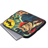 Vintage Vampire-Comicen Laptopschutzhülle (Vorne Knopf)
