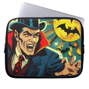 Vintage Vampire-Comicen Laptopschutzhülle