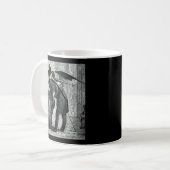 Vintage Vampire-Kaffee-Tasse Kaffeetasse (Vorderseite Links)