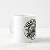 Vintage Van Endloser Plan Kaffeetasse (Vorderseite Links)
