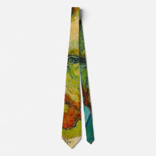 Vintage-Van-Gogh-ästhetische Kunst-Satin-Krawatte Krawatte