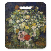 Vintage Van Gogh Blumenstrauß Kniekissen