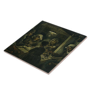 Vintage Van Gogh Die Kartoffelesser Fliese