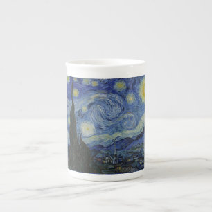 Vintage Van Gogh Die Sternennacht Porzellantasse